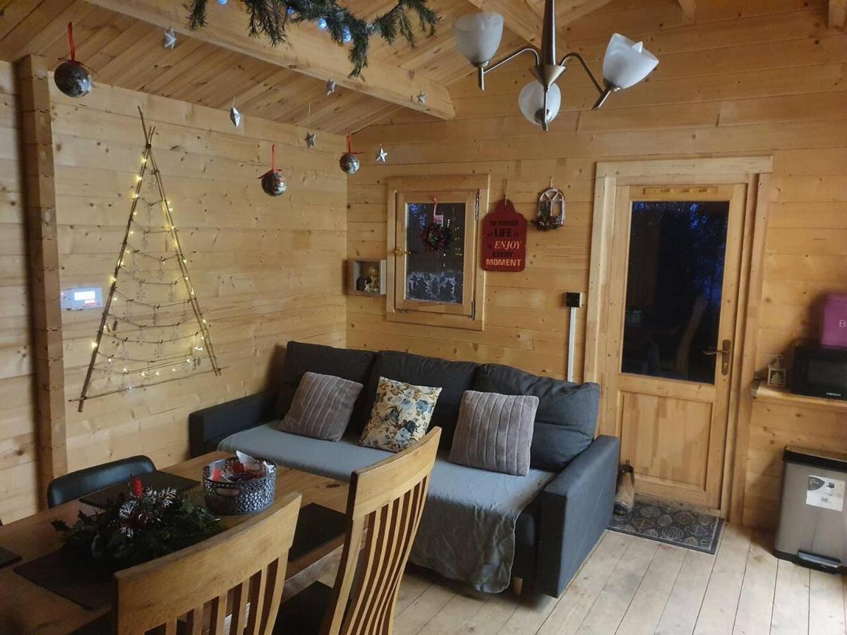 Stunning Log Cabin On The Lake Portroe Exterior photo