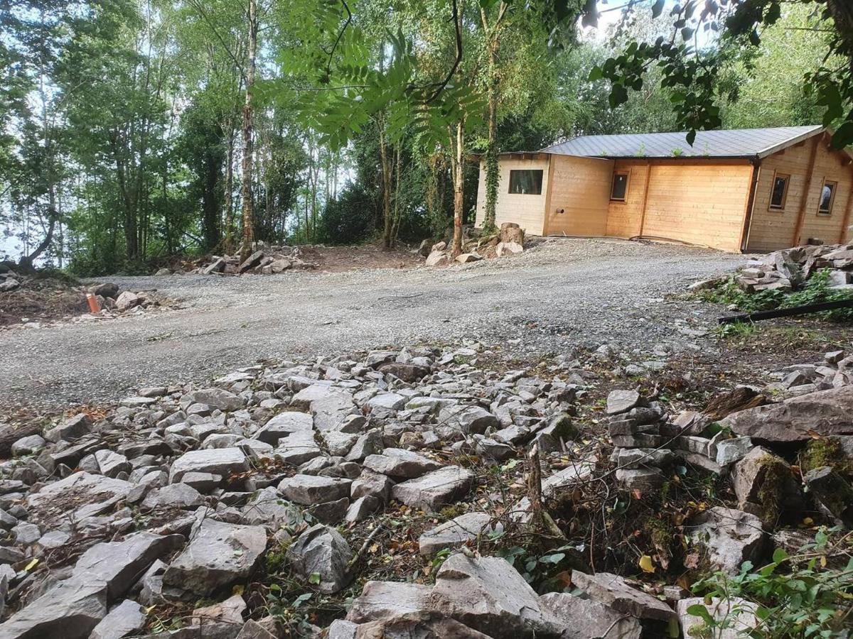 Stunning Log Cabin On The Lake Portroe Exterior photo